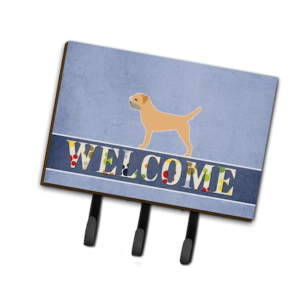 Carolines Treasures Border Terrier Welcome Leash or Key Holder BB5493TH68